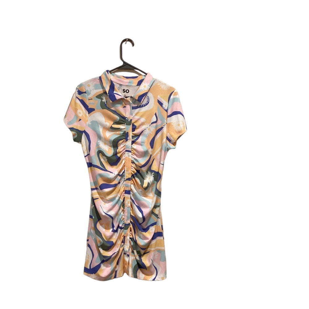 SO daisy print collared dress size XL